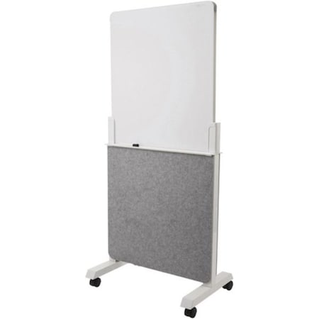 Grizzly Fitness White Tempered Glass Surface Gray Frame Quartet Agile Easel BE3201564